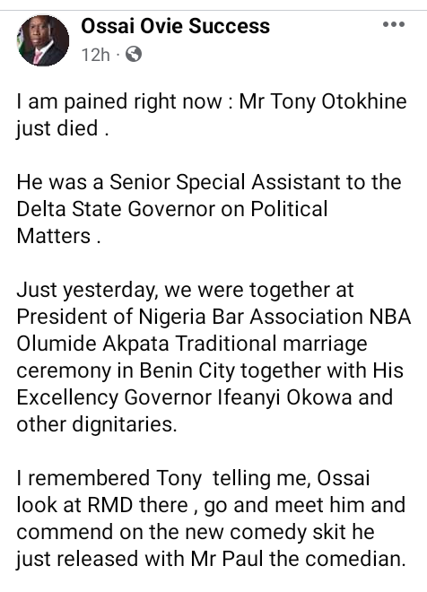 Governor Okowa