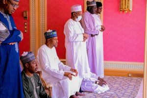Buratai And Others join Buhari in Saudi Arabia 