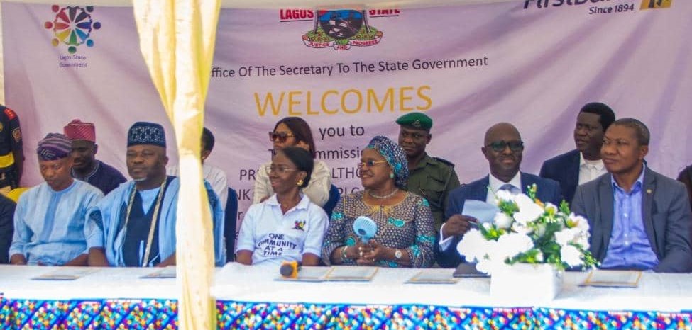 Over 10000 To Benefit From Ije-Ododo Community Healthcare Centre Built By FirstBank And Lagos Government