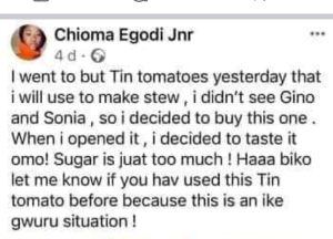 Bad Product And  Human Rights Abuse: Nigeria’s Leading Blogger, CKN,  Tells Family To Stay Off Nagiko Tomato Paste
