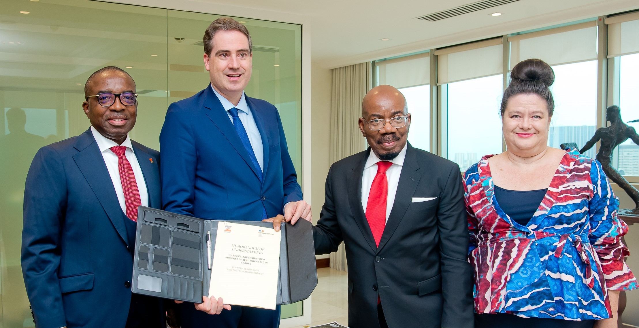 Zenith Bank Signs MoU