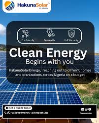 Well Trained Staff, Sponsorship From Tony Elumelu Foundation, Partnership With OEM, Make Hakuna Solar The Solution To Nigeria’s Power Challenges---Akuma Chijioke