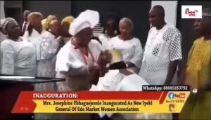 Deadly Blow On 2027 Planned 2.5 Million Votes As Oba Of Benin Rejects ‘Iyaloja’ Title In Edo Markets