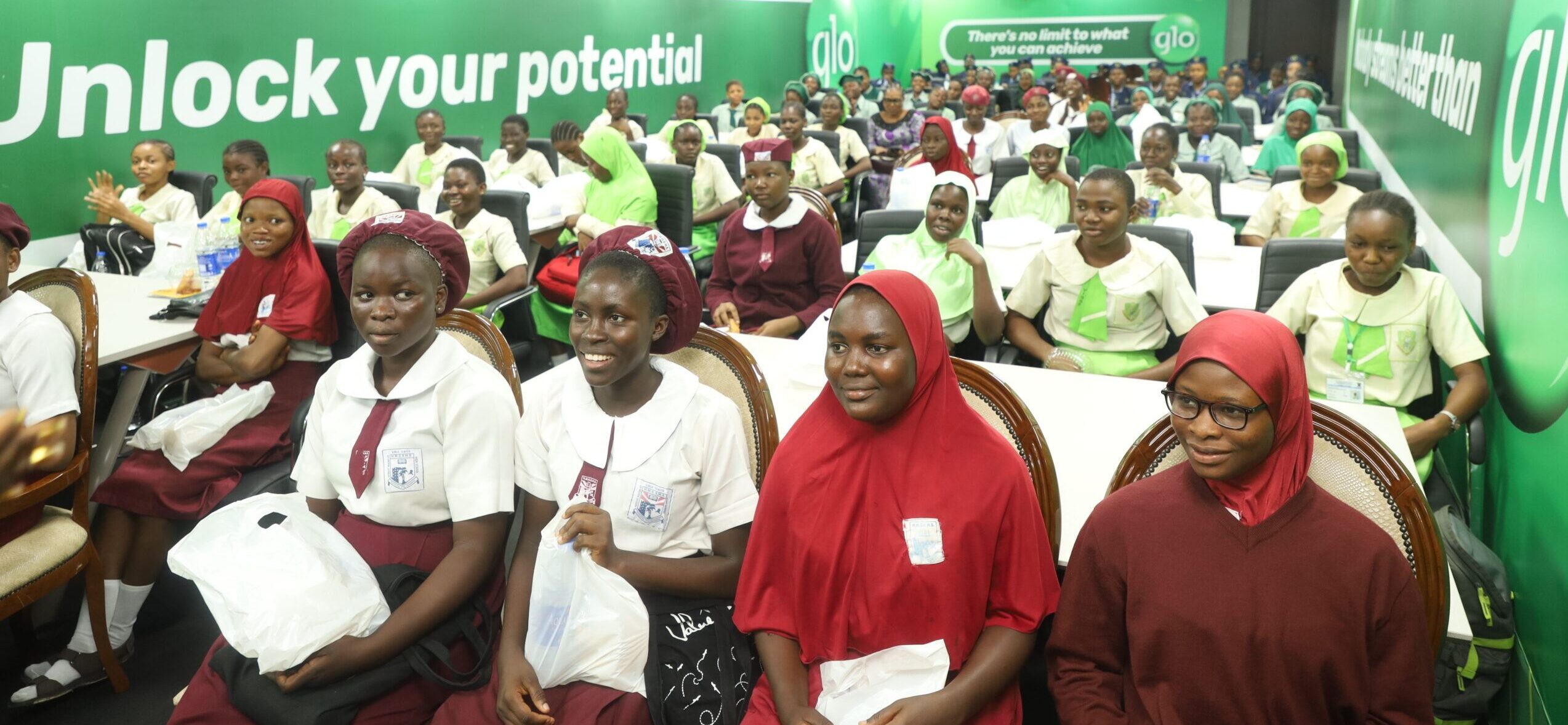 Glo Foundation: Female Students Walk, Enjoy Movie Date To Mark Day Of The Girl Child