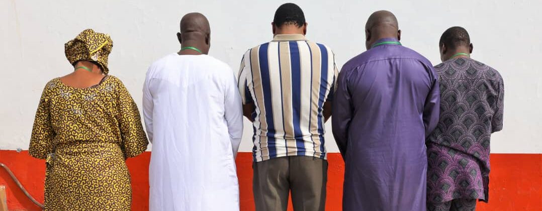 A Female And Four Male Herbalists Hypnotizing Unsuspecting Individuals Arrested With Fake $3.4million, €280k