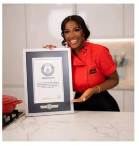 Celebrated Chef, Hilda Baci, Now Officially A Three-Time Guinness World Records Champion In 2026