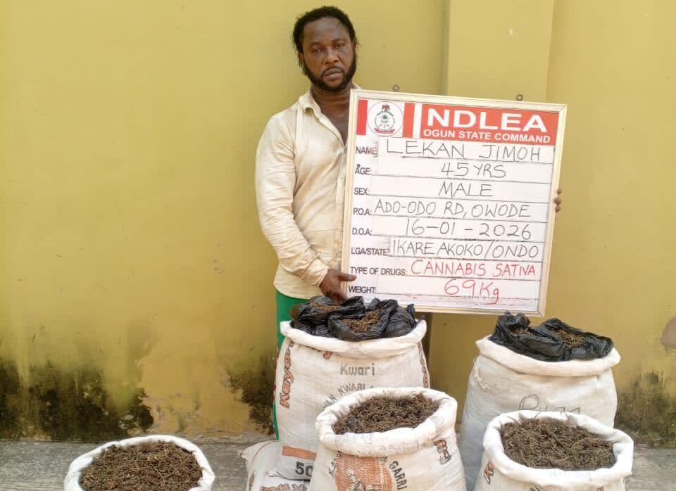 One Of The Most Wanted drug kingpins ‘Kanmo-Kanmo’ arrested by NDLEA Operatives