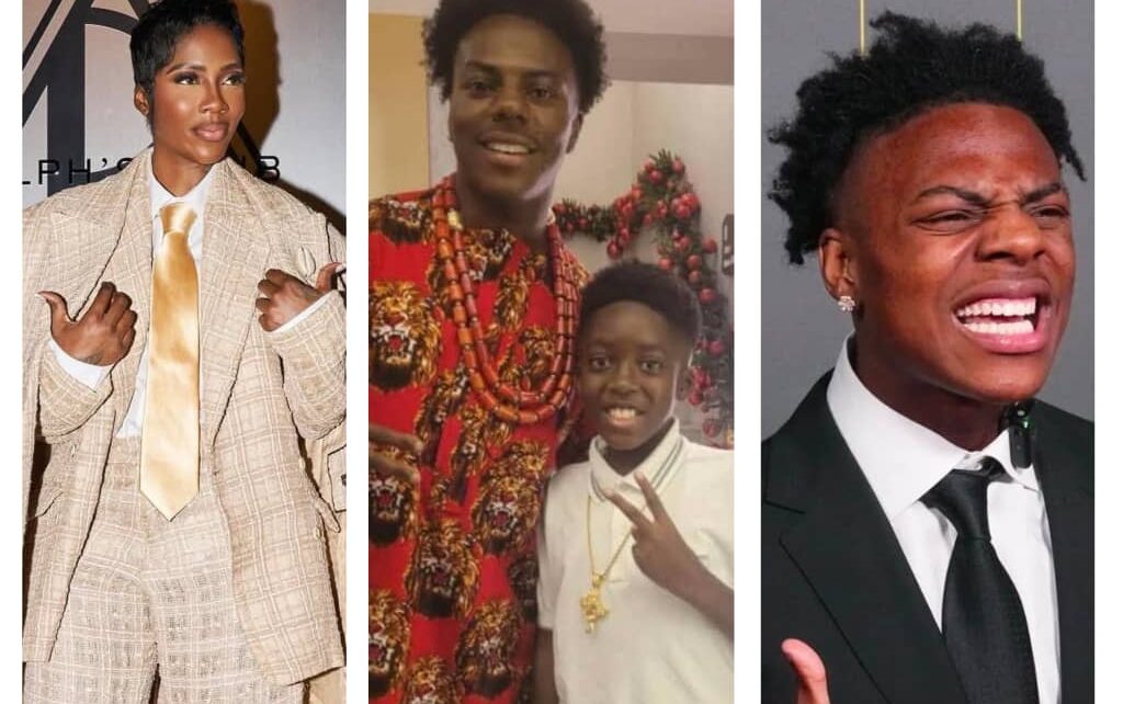 Tiwa Savage Makes Son, Jamil’s Dream Come True As He Meets Global Star iShowSpeed