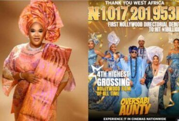 Historic Milestone :Toyin Abraham Joins Billionaire Movie Club As Oversabi Aunty Hits N1 Billion At Box Office