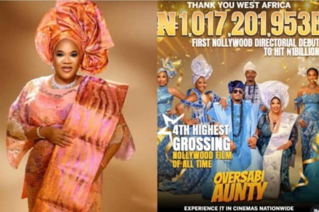 Historic Milestone :Toyin Abraham Joins Billionaire Movie Club As Oversabi Aunty Hits N1 Billion At Box Office