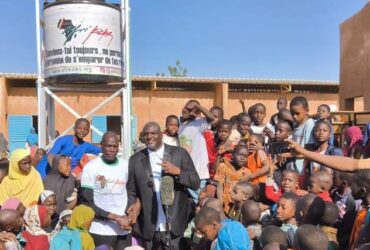 Afrikicks And Black Lives Matter Inaugurate Water Wells, Donate School Furniture, Food In Niger