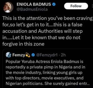 Eniola Badmus Vows Legal Action Over Shocking Online Allegations