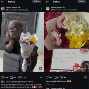 Nkubi Finally Goes Romantic, Gifts Wife Her First Flowers After Online Backlash