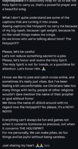 Juliana Olayode Slams Viral ‘Holy Spirit, Carry Me’ Trend