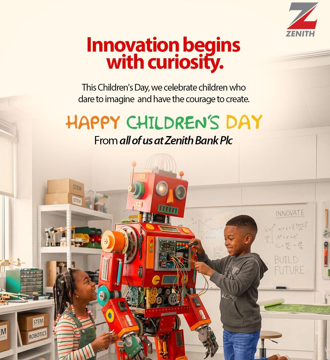 Children’s Day: Zenith Bank Vows To Continue Its Commitments To Children’s All Inclusive Growth