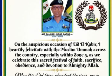 AIG Salman-Dogo Garba Felicitates With Muslims On Eid-El-Kabir, Assures Residents Of Delta And Edo States Of Adequate Security Arrangements During Celebrations