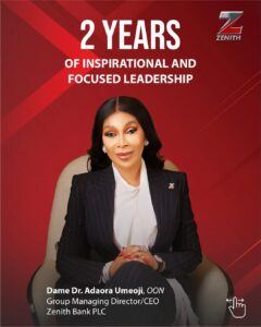 Just Two Years On The Saddle As Zenith Bank Group CEO, Adaora Umeoji’s Success Story And Transformational Leadership Resonate Across The Globe {Video}
