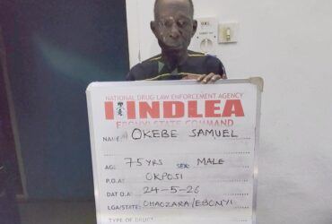 In A Relentless Nationwide Offensive Against Drug Cartels, NDLEA Arrests Ebonyi Septuagenarian In Possession Of 300 Grams Skunk