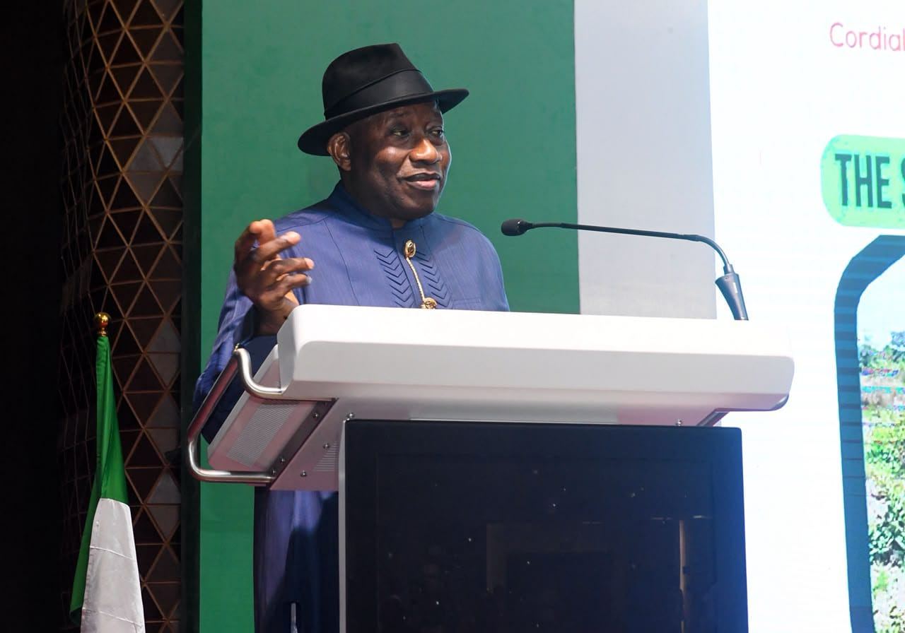 Former President Goodluck Jonathan spoke at the "Sweet Crude Dialogue," part of the 2026 Nigerian Oil and Gas Parks Project (NOGAP) events held at the Nigerian Content Tower in Yenagoa, Bayelsa State