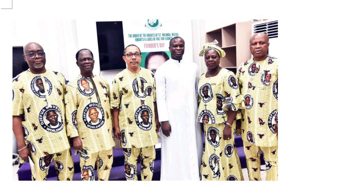 Sir Anthony Chiejina, VGC Sub-Council Grand Knight, Calls For Prudence As Basis for Christian Leadership Foundation