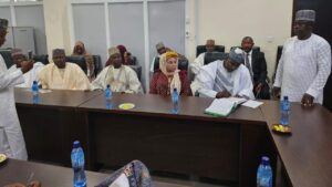 BUK VC Prof Haruna Musa presents commendation letter to Senator Yakubu Lado Danmarke on August 17, 2026