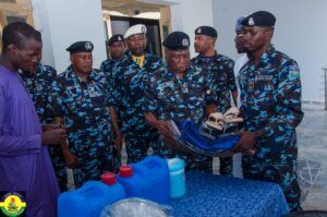 CP Kafani Donates Relief Materials To Man Who Lost 2 Wives, 2 Children In Karasuwa Fire Tragedy