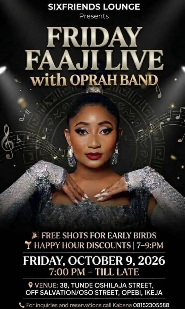October 9: Friday Faaji Live Debuts At SixFriends Lounge Sky Bar With Promise Of Unforgettable Experience
